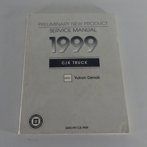 Workshop manual supplement gmc - workshop,