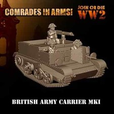 28mm wwii british vickers - wwii,
