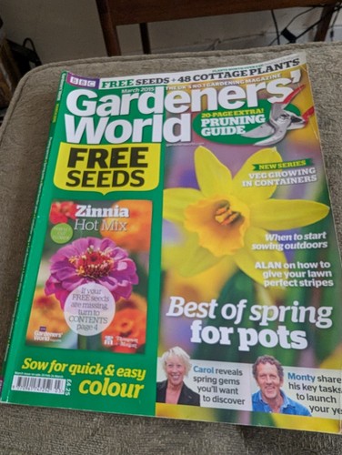 Gardeners world magazine march - world,