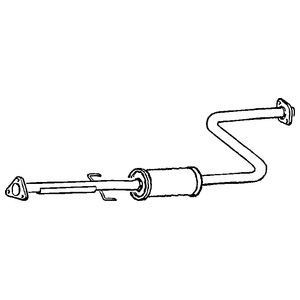 Klarius centre pipe - klarius, silencer