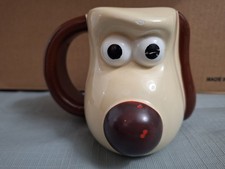 Gromit Faced 3D Mug,wallace And Gromit In Used Condition