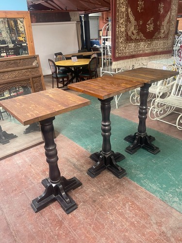 Rustic solid wood high bar - solid,