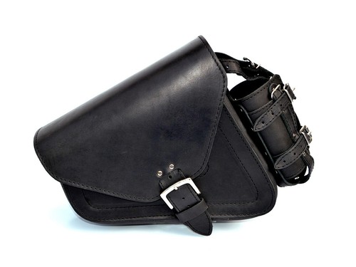 Top leather black - leather,