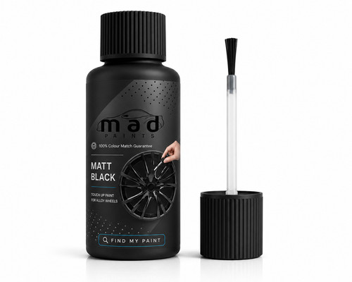 Matt black alloy wheel - matt,