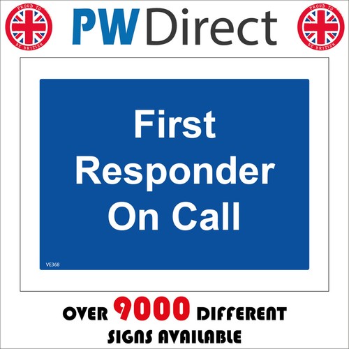 Sign first responder call - sign,