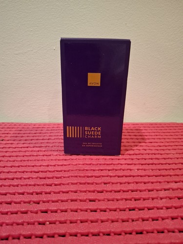 Avon black suede charm eau - black,