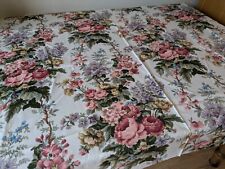 Cotton Fabric 1 METER Sanderson Cabbage Rose Floral Shabby Chic Interiors New