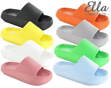 Womens Pillow Sliders Slides EVA Comfort Summer Shower Beach Sandals Slippers