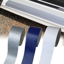 Car Door Carbon Fiber Sticker Sill Scuff Body Anti-Scratch Protector Strip Cover