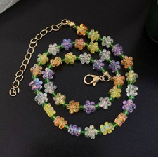 Fashion Rainbow Flower Bead
