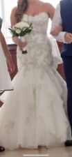 Beautiful Sottero Midgley  Fishtail Wedding Dress Size 10