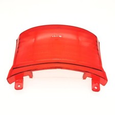 Rear light lens red E-marked