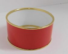 Halcyon Days Vintage Red Gold Wide Bangle Bracelet