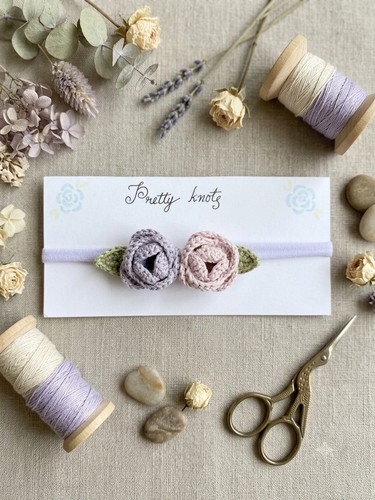 Handcrafted double rose - handcrafted,