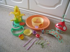 MY FAIRY GARDEN assorted HOUSES & BITS + FAIRY + FLOWERS + TOADSTALL