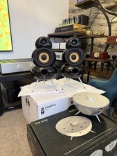 B&W Blueroom Scandyna SmallPod Speakers Pair Black Boxed