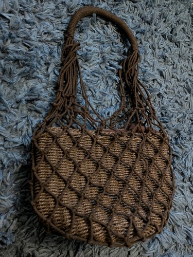 Topshop black raffia straw - raffia, bag