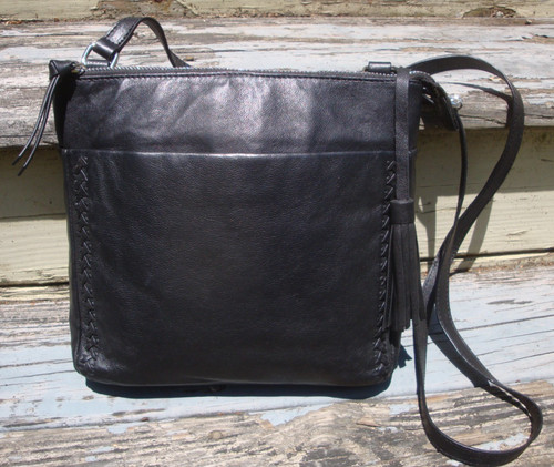 Kooba black leather crossbody - kooba,