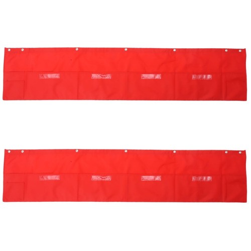 Foldable red pvc hanging - red,