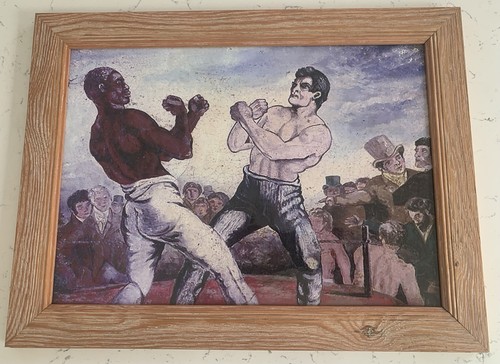 Framed print bare knuckle - framed,