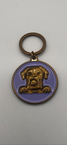 Brass and lilac - , enamel