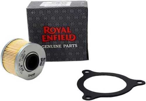 Royal enfield oil filter with - oil,