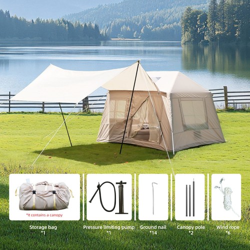 72m inflatable camping - 5.72m²,