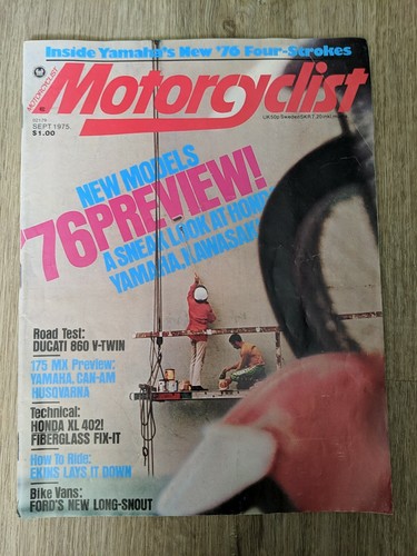 Vintage motorcyclist magazine - vintage,