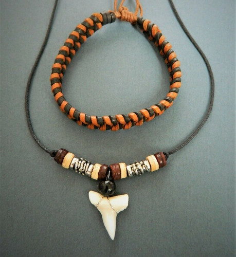 Real 1cm shark tooth - tooth, nnecklace