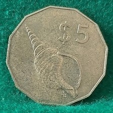 1992 Elizabeth II Cook Island $5 Coin