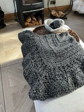 Black Handmade Crochet Gothic