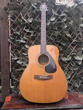 Yamaha FG-160 Black Label 1975 Acoustic Guitar Made In Taiwan