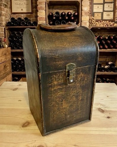 Vintage wooden wine bottle - vintage,