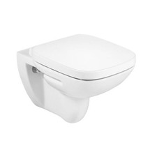 Roca Debba Wall Hung Pan And Seat Cover In White 346997000