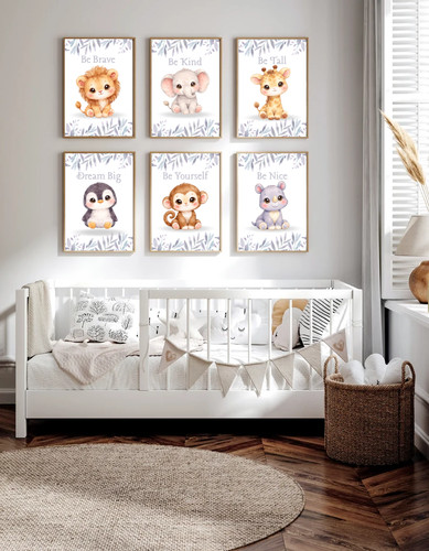 Personalized safari nursery - personalized,