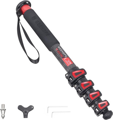 Carbon fiber camera monopod - carbon,