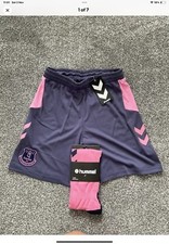 EVERTON KIDS HUMMEL SHORTS AND