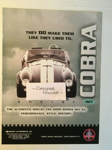Shelby cobra 427 - shelby,