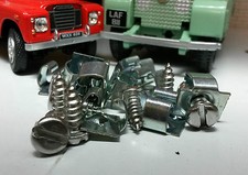 Land Rover Series Metal 78237 front dash panel spire nut & Stainless Screws x10