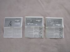 MPC Ertl Star Wars model kit instruction sheets x 3 re-issues
