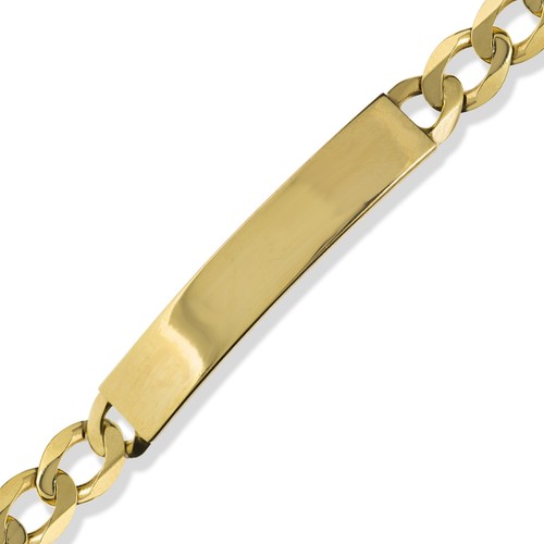 9ct gold identity bracelet - 9ct,