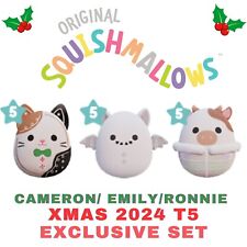 Squishmallows Tier 5 Festive 2024 Set - Cameron, Emily, Ronnie UK