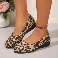 Womens Flat Bridal Pumps Ladies Ankle Strap Ballerina Slip On Wedding Shoes✨✨