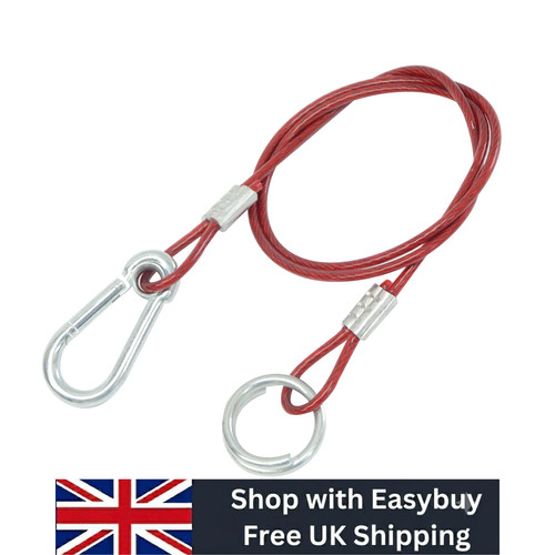 Breakaway brake safety cable - safety,