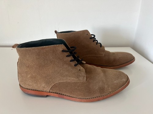 Men tan suede desert boots - tan,