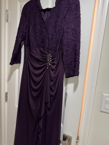 Alex evening purple gown - alex, with