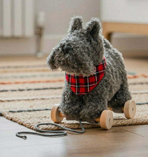 Little Bird Told Me Scottie Dog 2 in 1 Pull Along Hug Baby Soft Toy Fun 6m+