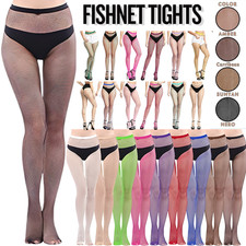 Womens Coloured Fishnet Dance