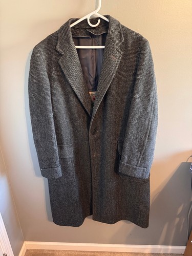 Vintage harris tweed wool - harris, coat