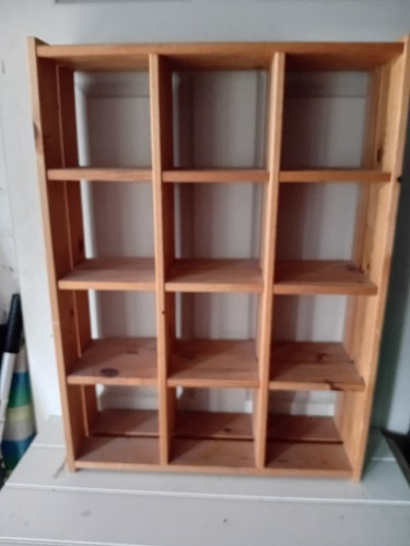 Vintage wooden storage - wooden, rack